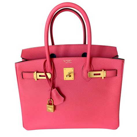 hermes handbag pink|authentic hermes handbags.